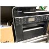 Image 2 : Shelf lot of misc items - canon printer coffee maker/magic bullet mixer/box of misc.