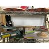Image 1 : Shelf lot of 5 cooking related items - airbrush machine/cake plate/cutting board/heat sealer & knife