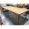 Image 1 : 10'x4' Butcher block prep table