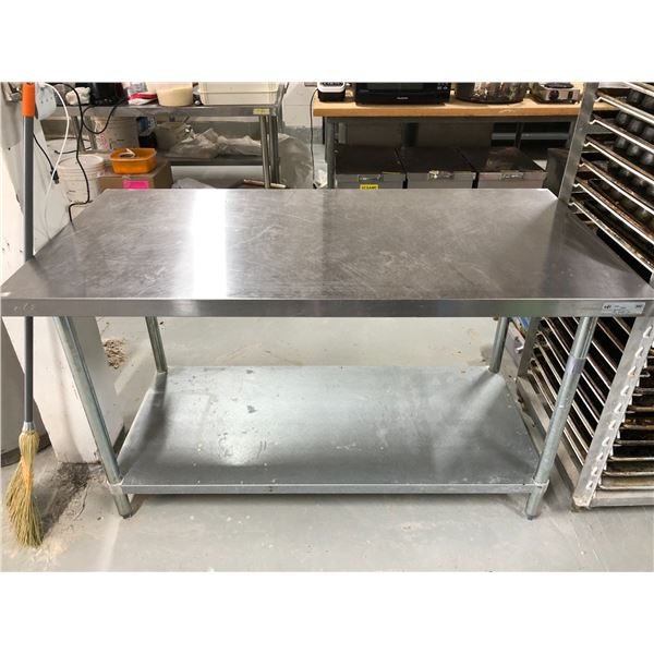 Stainless steel 5'x2 1/2' prep table