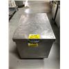 Image 2 : Stainless steel rolling dry ingredients storage bin