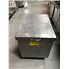 Image 2 : Stainless steel rolling dry ingredients storage bin