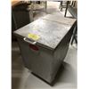 Image 1 : Stainless steel rolling dry ingredients storage bin