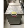 Image 2 : Stainless steel rolling dry ingredients storage bin