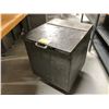Image 1 : Stainless steel rolling dry ingredients storage bin