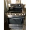 Image 1 : LG stainless steel glass top range #LRE4211ST  (purchased "NEW" last year, used 2 months and placed