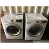 Image 1 : LG front load white washer & dryer set (purchased "NEW" last year, used 2 months and placed in stora