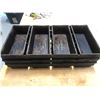 Image 1 : Group of three 4 section bread baking pans