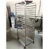 Image 2 : Aluminum bakers rolling rack w/ plastic cover