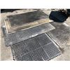 Image 1 : Group of 5 heavy black rubber anti fatigue mats