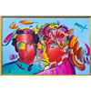 Image 2 : Peter Max- Original Mixed Media "Zero in Love"