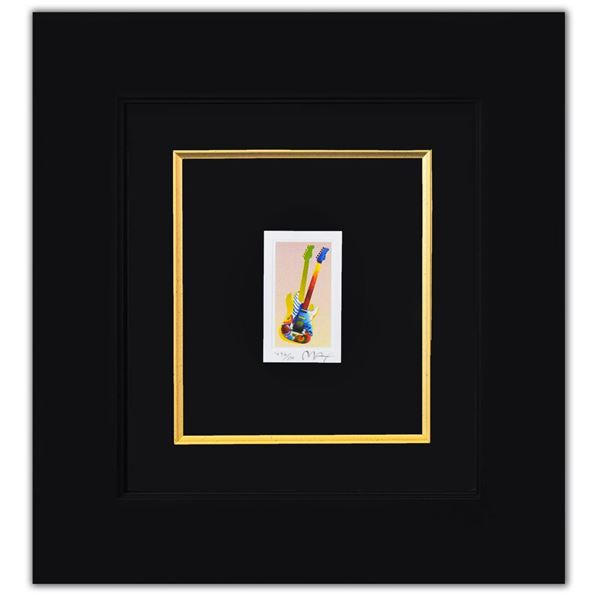 Peter Max- Original Lithograph "Rock-N-Roll Guitar (Mini)"