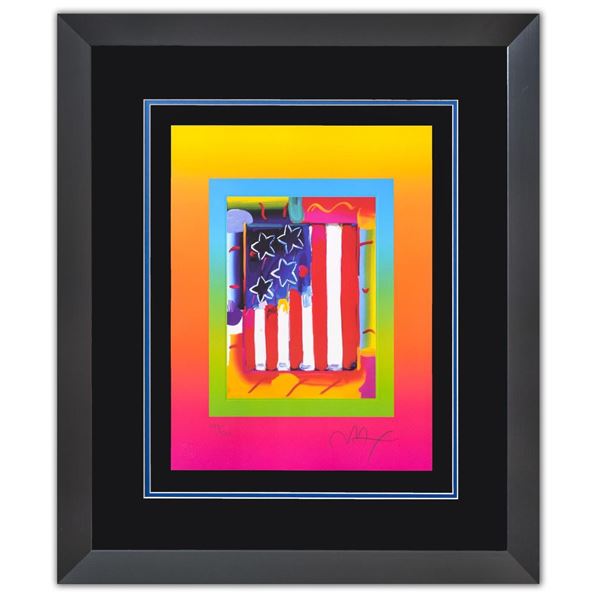 Peter Max- Original Lithograph "LAG WITH HEART ON BIENDS III"