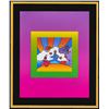 Image 2 : Peter Max- Original Lithograph "COSMIC RUNNER on Blends Ver. II"