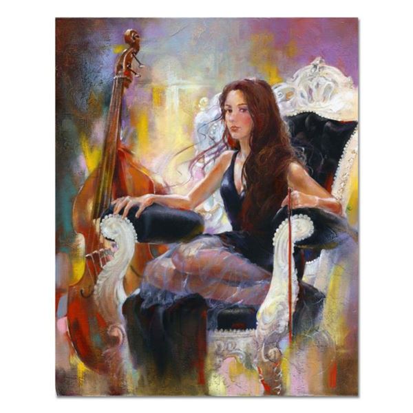 Lena Sotskova, "Episode" Original Painting, Oil on Canvas. Hand Signed and with COA.