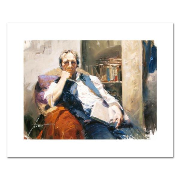 Pino (1939-2010), "The Professor" Limited Edition on Canvas, Numbered and Hand Signed with Certifica