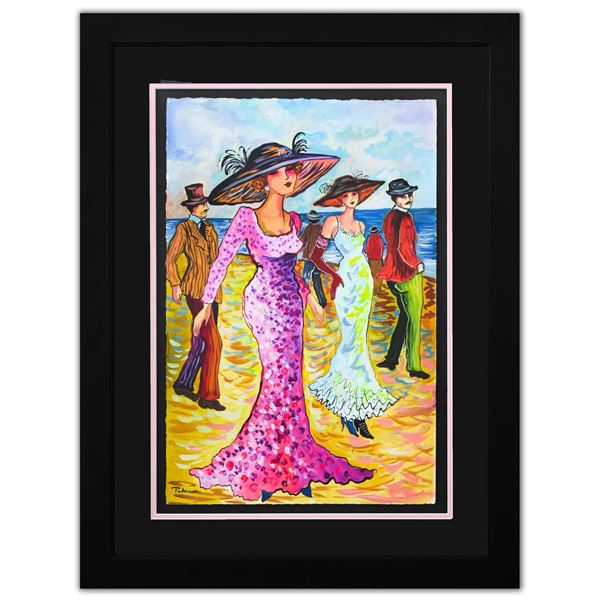 Patricia Govezensky- Original Watercolor "San Francisco Beach"