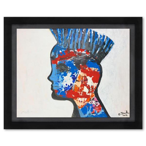 Jenik Cook, Framed Original Acrylic Painting, Hand Signed, Letter of Authenticity.