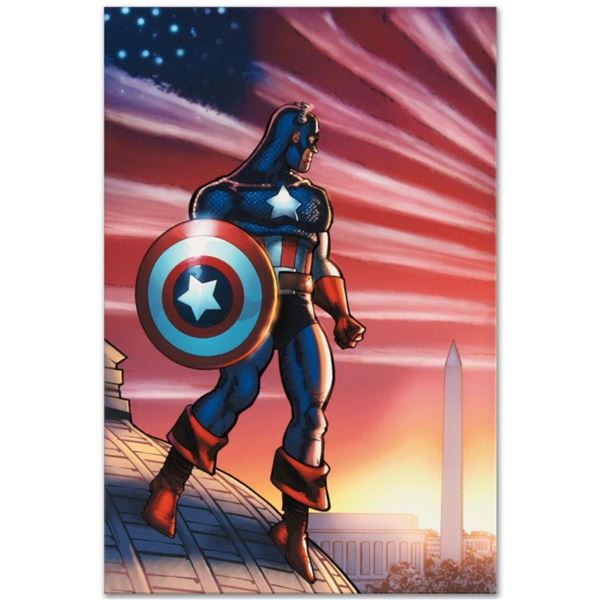 Marvel Comics "Captain America Theatre of War: America First. #1" Numbered Limited Edition Giclee on