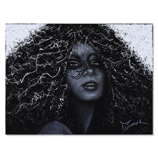 Trevor Mezak, "Jayla" Original Acrylic Painting on Gallery Wrapped Canvas, Hand Signed with Letter A