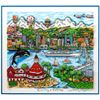 Image 2 : Charles Fazzino- 3D Construction Silkscreen Serigraph "Sun Day in San Diego"