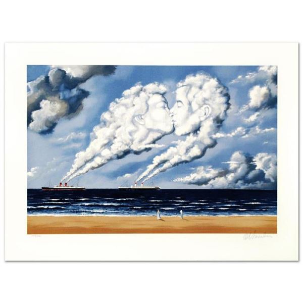 Rafal Olbinski- Hand Pulled Original Lithograph "Charismatic Impulse"