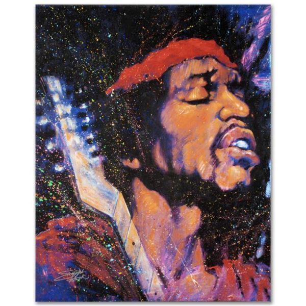 "Purple Haze" Limited Edition Giclee on Canvas by Stephen Fishwick, Numbered and Signed. This piece 