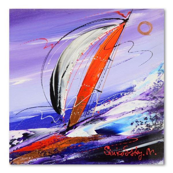Natalia Sinkovsky, Original Acrylic Painting on Canvas, Hand Signed with Letter of Authenticity