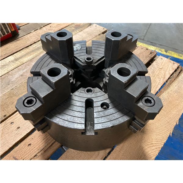 12" 4 Jaw Cushman Manual Chuck, P/N: 122646 FA8