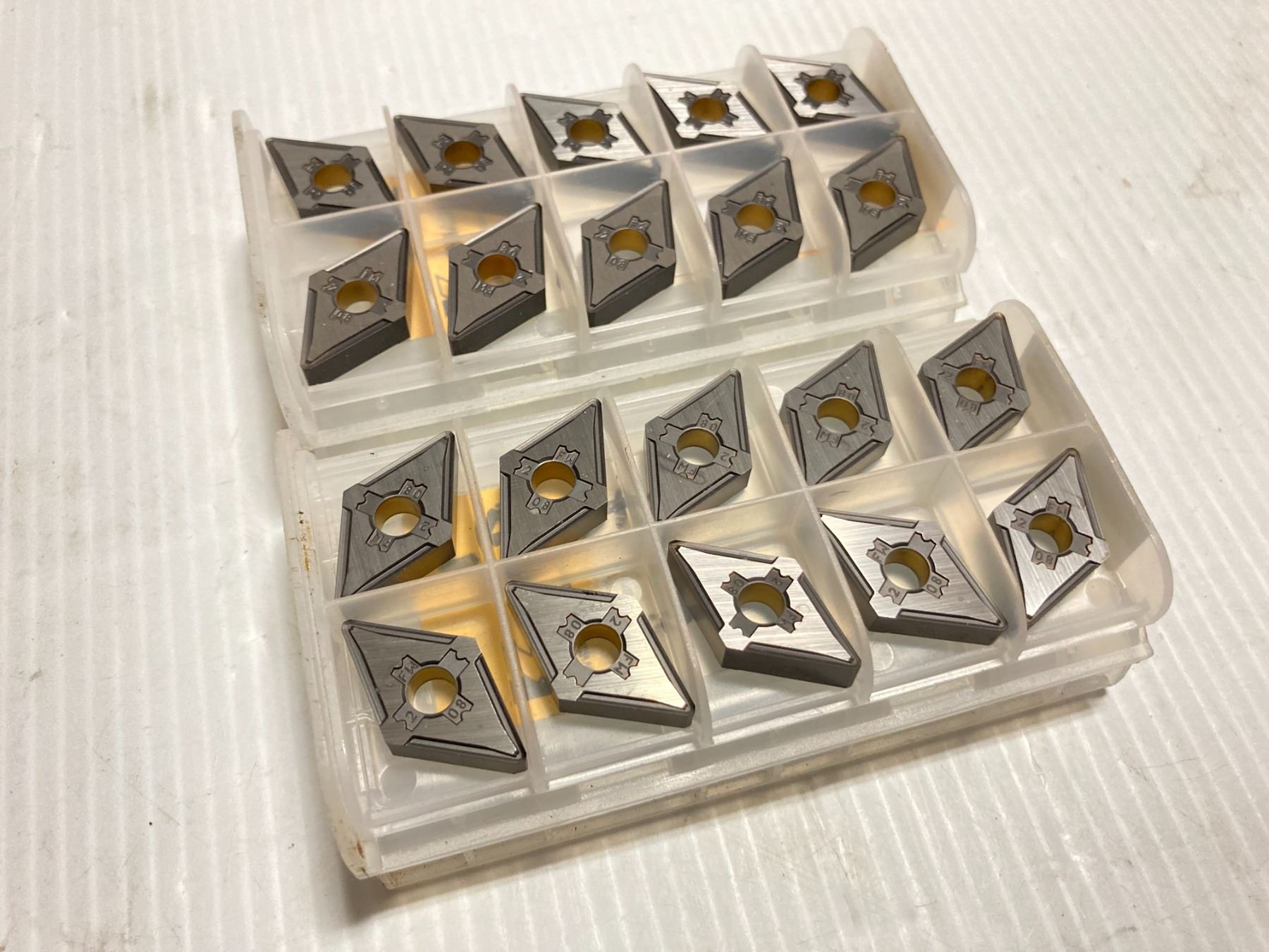 Lot of (20) New? Kennametal Carbide Inserts, P/N: DNMG 432 FW - BTM ...