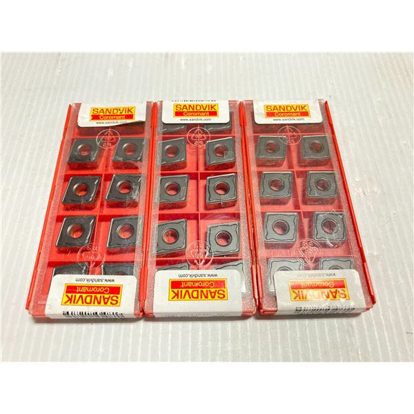 Lot of (30) New? Sandvik Carbide Inserts, P/N: CNMG 433-KR