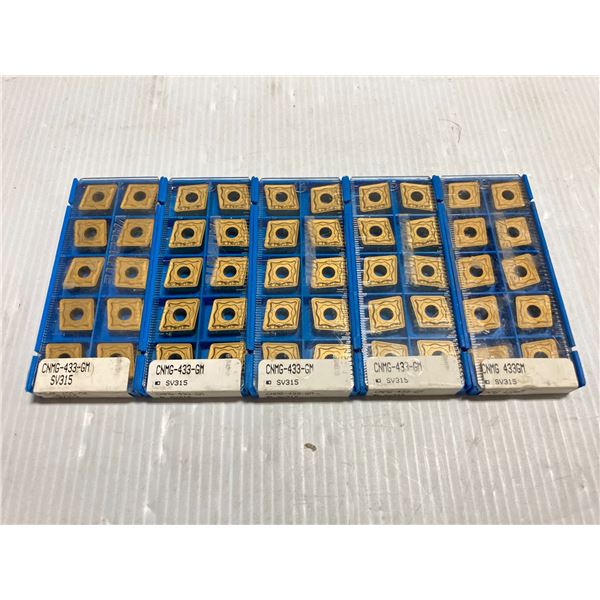 Lot of (50) New? Valenite Carbide Inserts, P/N: CNMG 433 GM