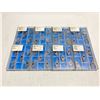 Image 1 : Lot of (40) New? Valenite Carbide Inserts, P/N: VBMT 331-3A
