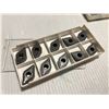 Image 2 : Lot of (40) New? Seco Carbide Inserts, P/N: DNMG 443-MR7