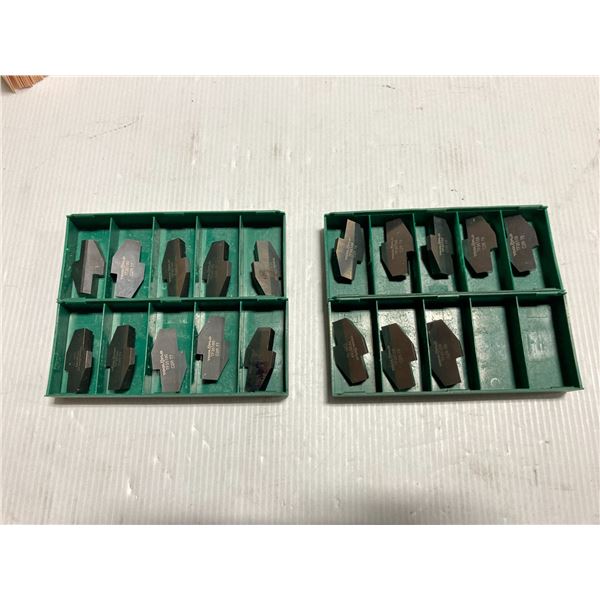 Lot of (18) New? Tool-Flo Carbide Inserts, P/N: V120 1.25P BUTT