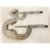 Image 1 : Lot of (2) Starrett V-Anvil Micrometers