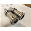Image 1 : (2) BT40 Lyndex ER40 Collet Chucks, P/N: B4017-0040