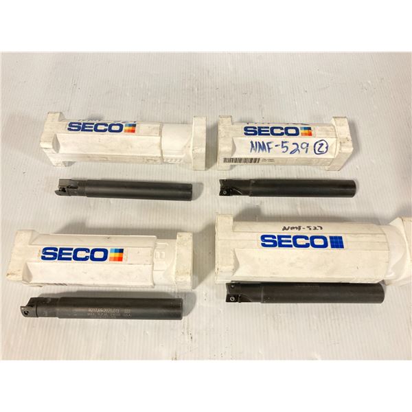 (4) Seco Indexable End Mills, P/N: R217.69-2020.013