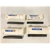 Image 1 : (4) Seco Indexable End Mills, P/N: R217.69-2020.013