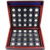 Image 2 : 1910-1982 Canadian Half Dollar Collection in Beautiful Display Box with 3 Separate Trays. This colle