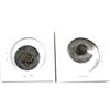 Image 2 : Pair of Men's Cufflink Love Tokens Circa 1870s on USA Half Dollars. Featuring the initials 'HAW', th