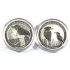 Image 1 : 2016 & 2017 Australia 1oz .999 Fine Silver Kookaburras in Capsules. 2pcs (TAX Exempt)