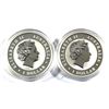 Image 2 : 2016 & 2017 Australia 1oz .999 Fine Silver Kookaburras in Capsules. 2pcs (TAX Exempt)