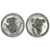 Image 1 : 2020 & 2021 Australia 1oz .9999 Fine Silver Koalas in Capsules. 2pcs (TAX Exempt)