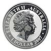 Image 2 : 2010 (Dated 2007) Australia 1oz Lunar Year of the Tiger .999 Fine Silver Coin. (TAX Exempt)