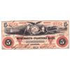 Image 1 : United States Obsolete Banknote 1860 $5 Merchants and Planters Bank, VF.
