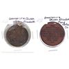 Image 1 : Lot of 2x 1937 Canada King George VI and Queen Elizabeth Commemorative Medallions. Includes Ford Mot