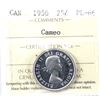 Image 1 : 1956 Canada 25-cent ICCS Certified PL-66 Cameo.