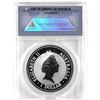 Image 2 : 1994 Australia 1oz Fine Silver Kookaburra ANACS Certified MS-70 DCAM. (TAX Exempt)
