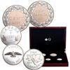Image 1 : *2017 Canada Legacy of the Penny Rose Gold Plated Fine Silver 5-coin Set. Low COA # 0051 out of 3000